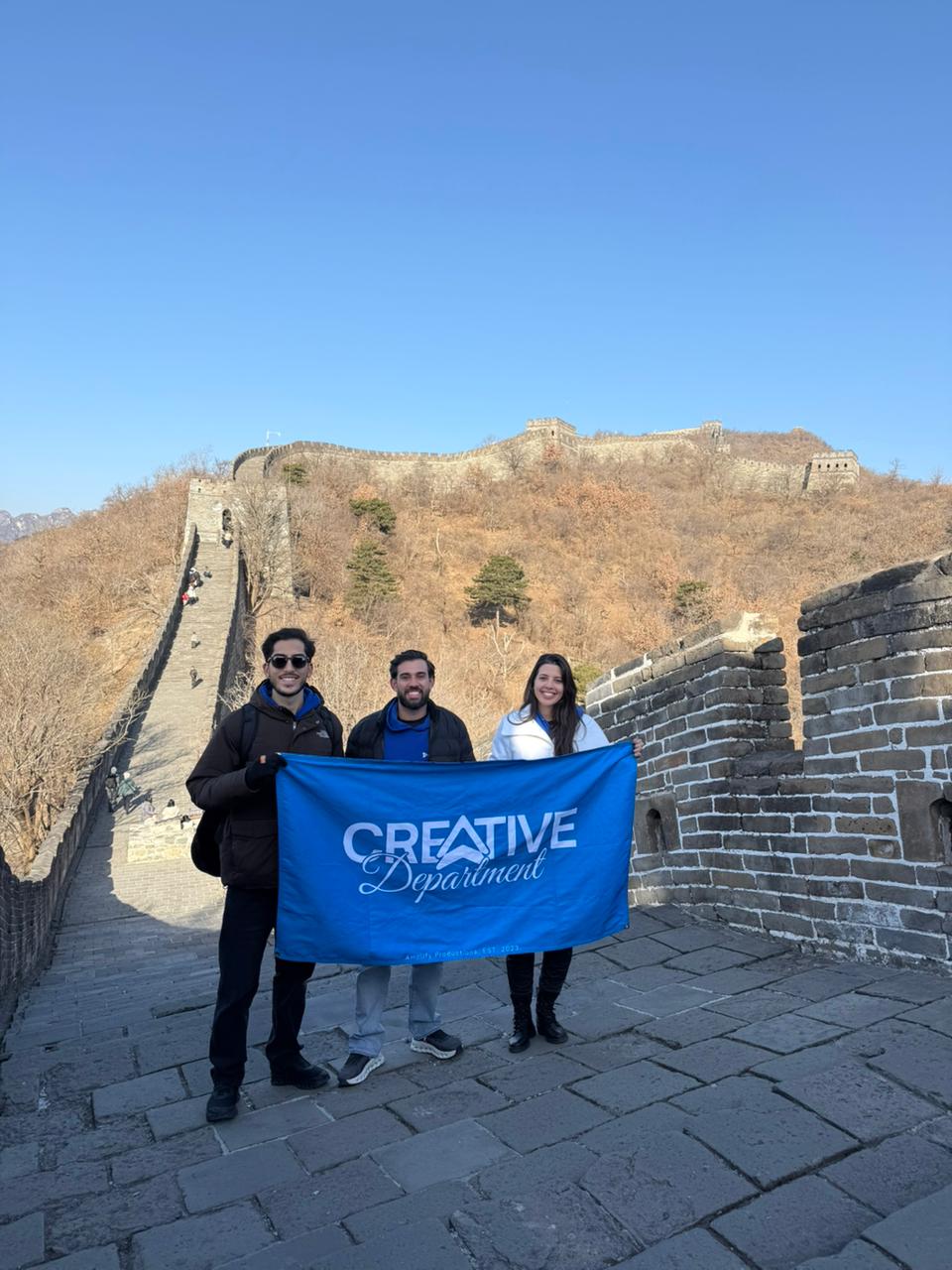 Equipe Amplify na sede do TikTok na China